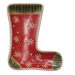 Stoneware Holiday Shaped Dish