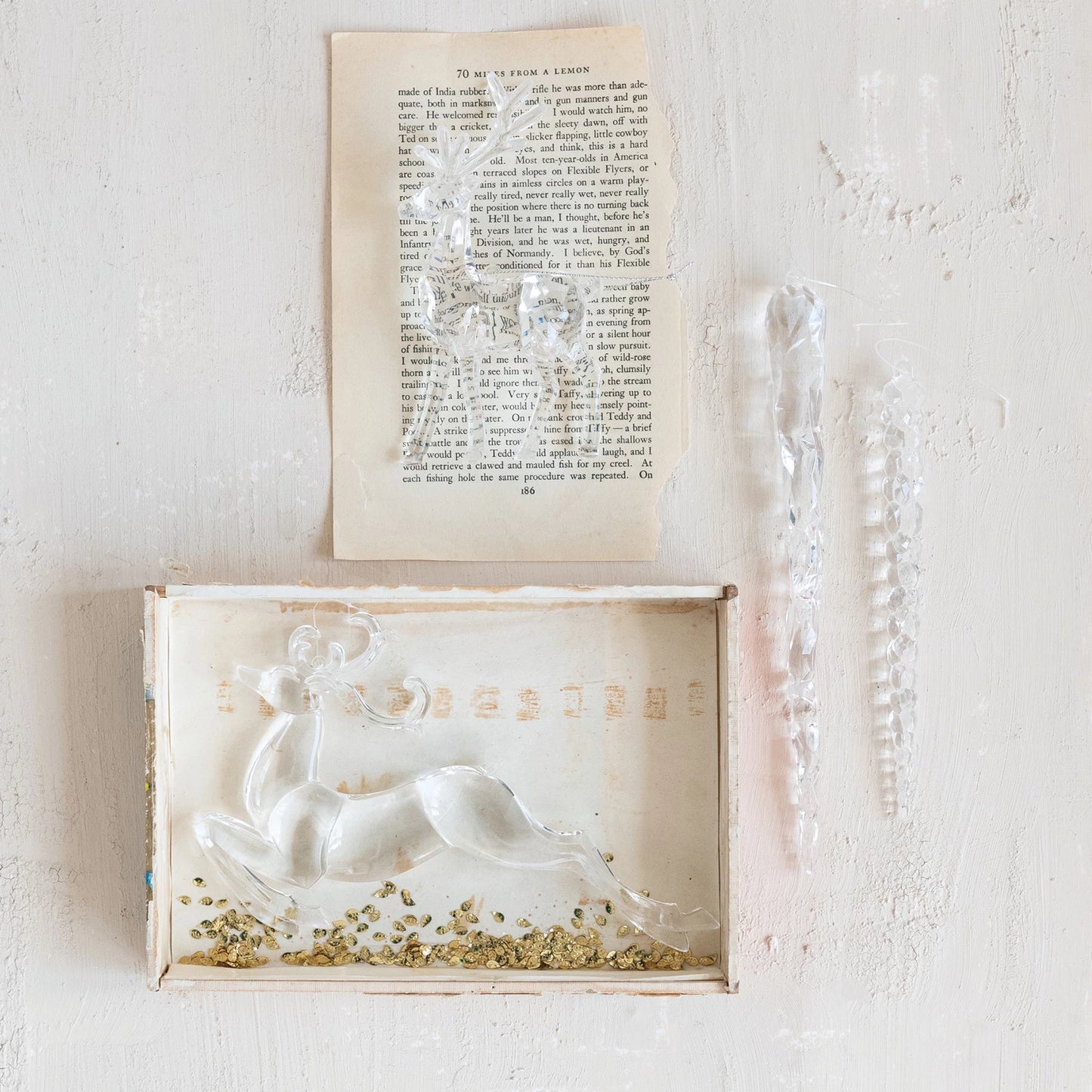 Acrylic Icicle Ornament