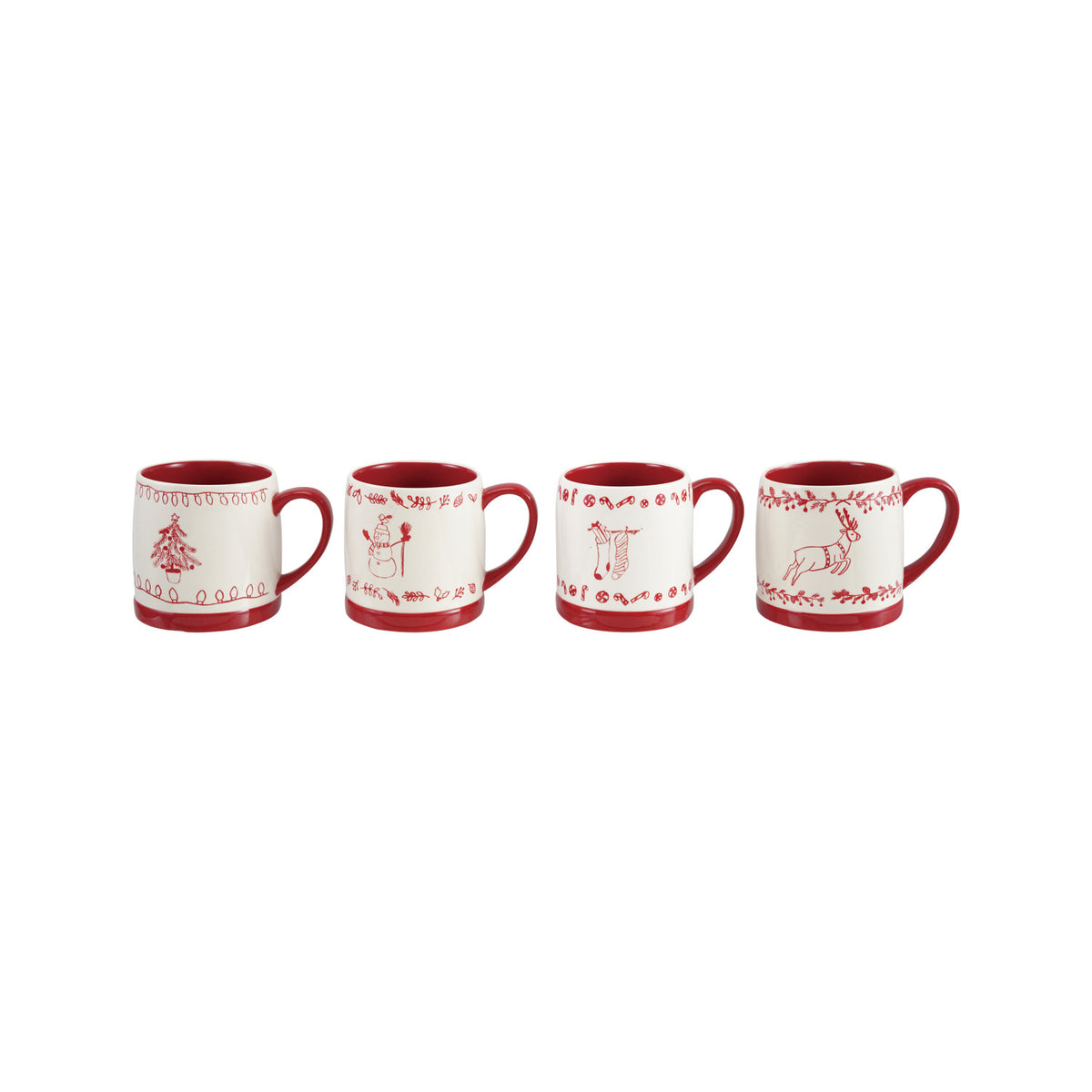 Stoneware Mug W/ Holiday Design
