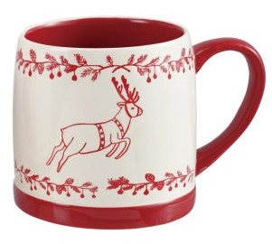Stoneware Mug W/ Holiday Design
