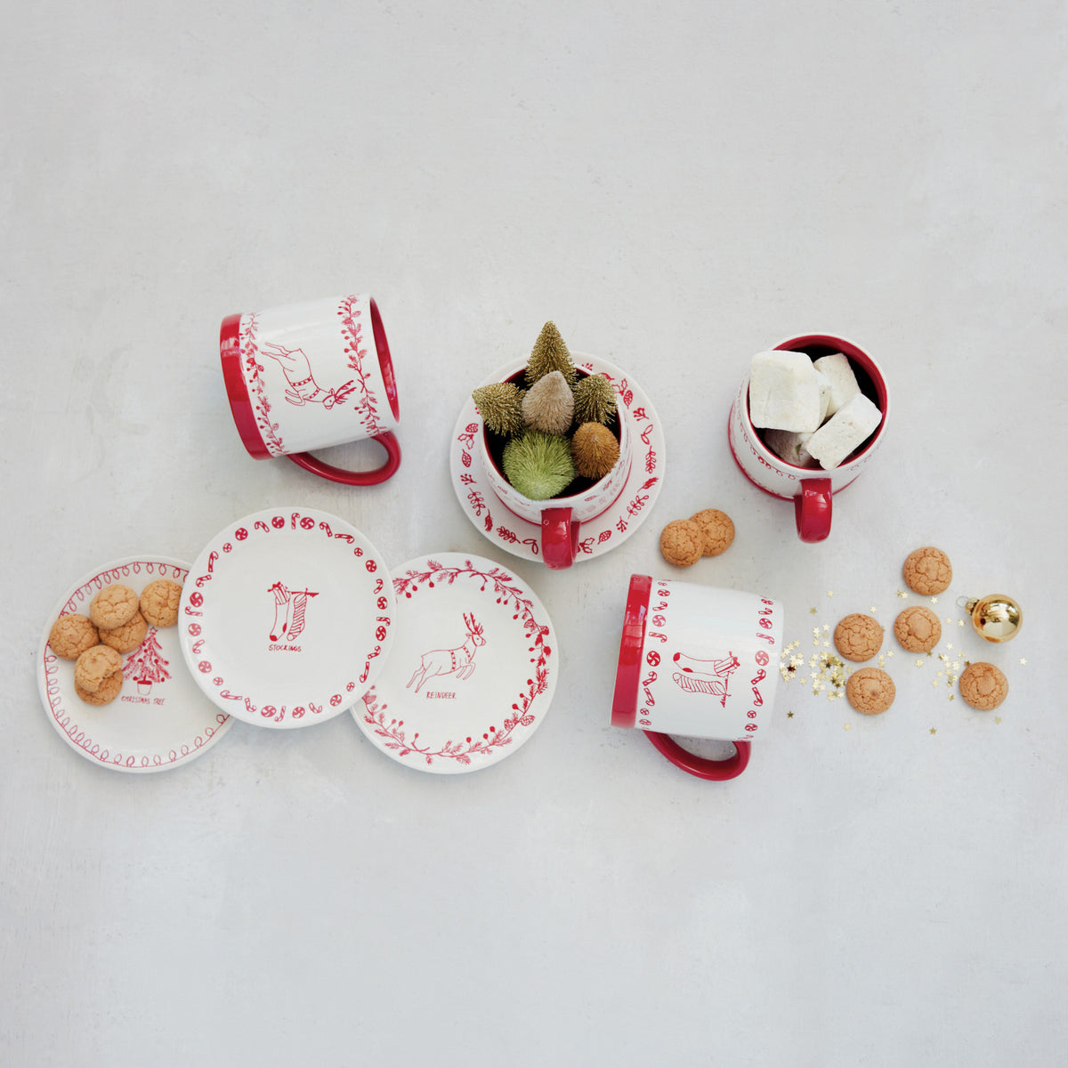 Stoneware Mug W/ Holiday Design
