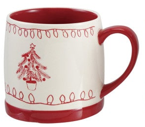 Stoneware Mug W/ Holiday Design