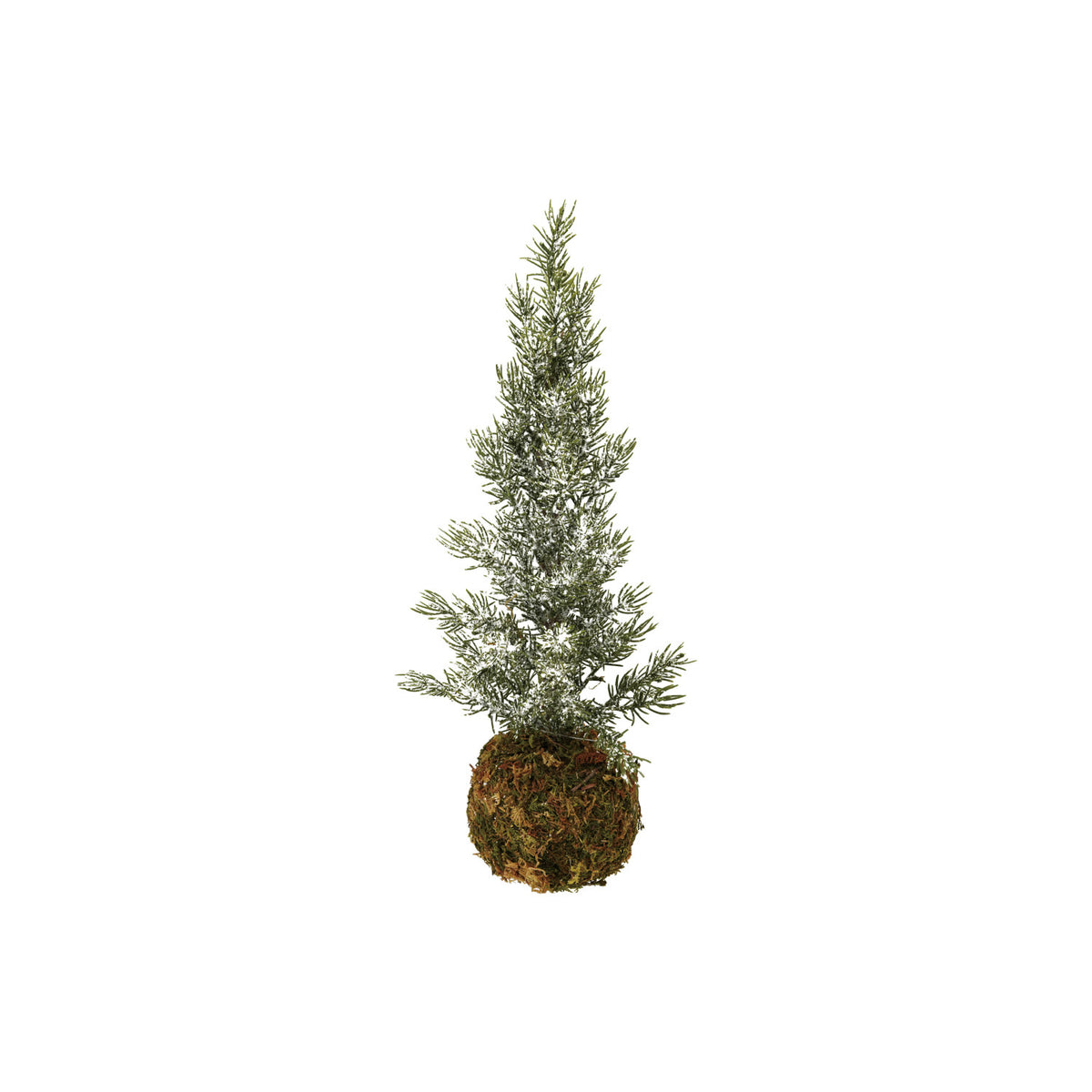Faux Fir Tree w/ Moss Ball Base