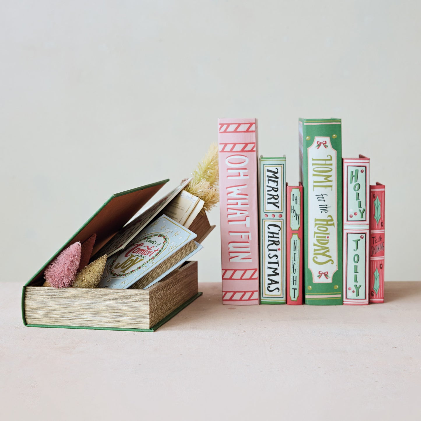 Canvas Book Storage Boxes