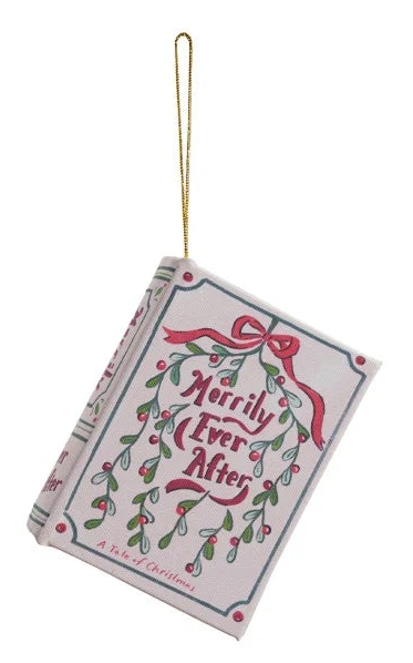 Canvas Book Ornament