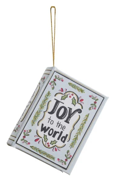 Canvas Book Ornament