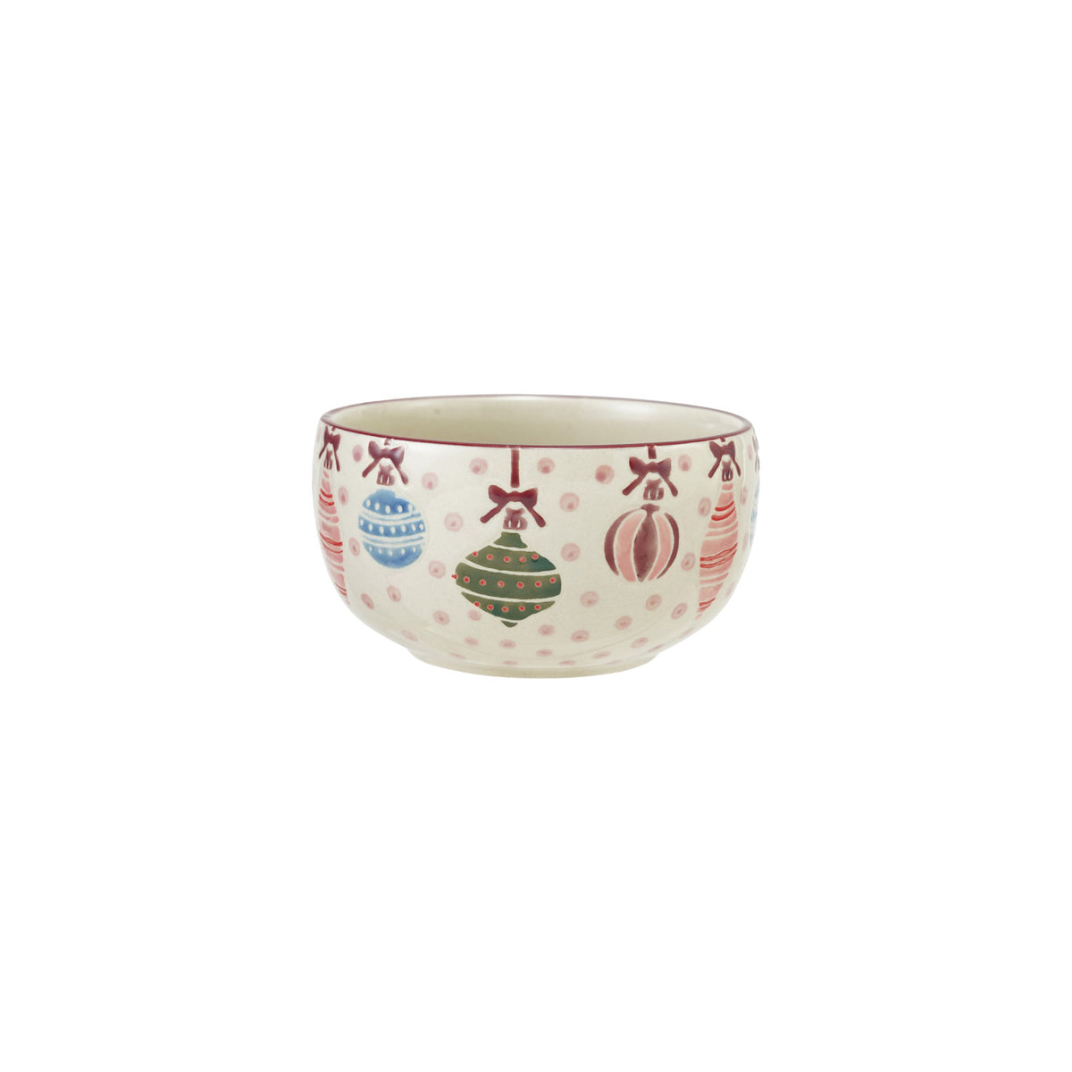 Hand-Painted Stoneware Bowl