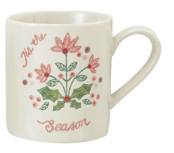 14 oz. Hand-Painted Stoneware Mug
