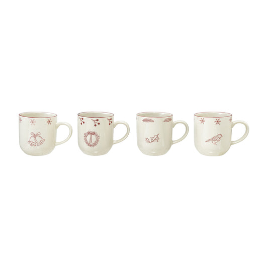 12 oz. Hand-Stamped Stoneware Mug