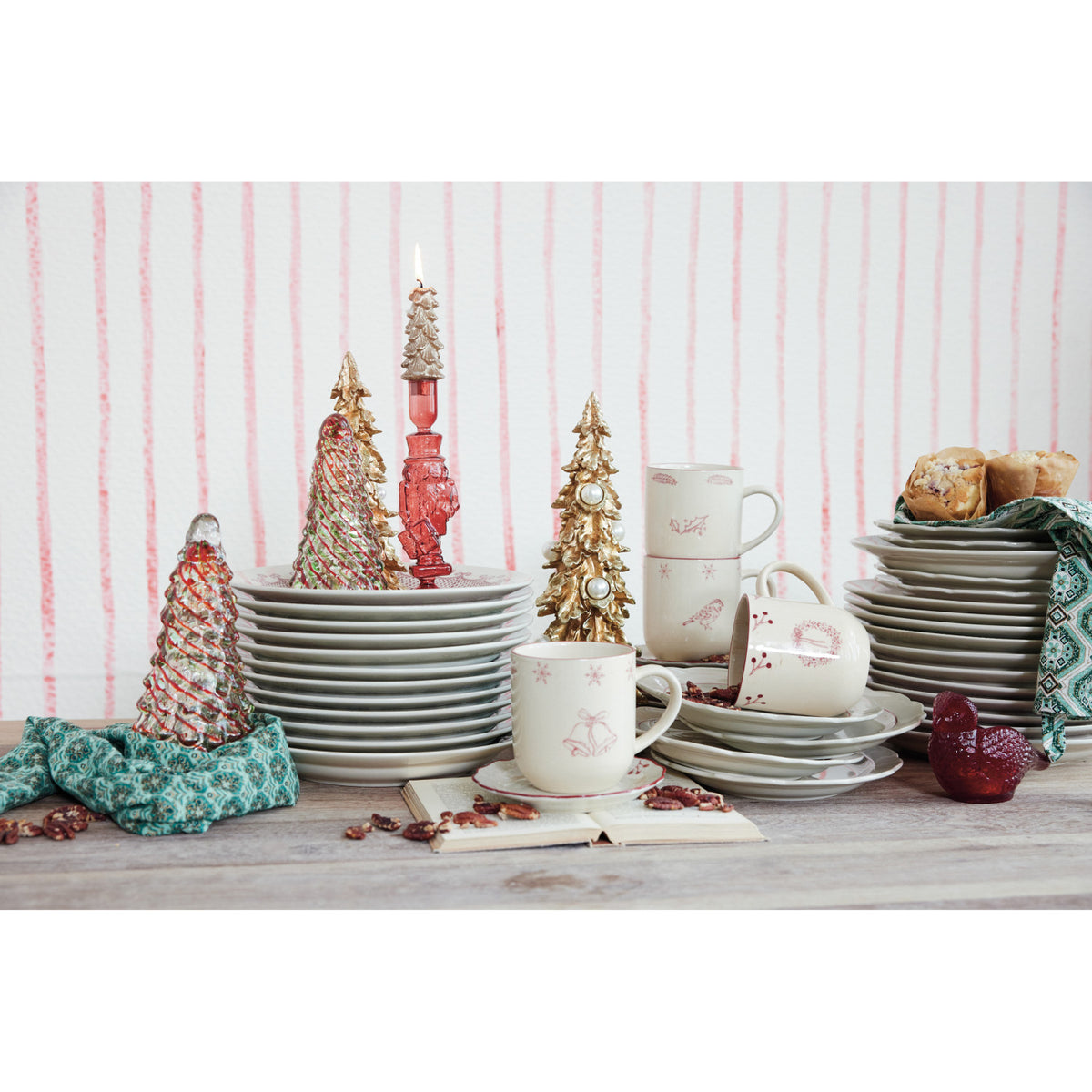 12 oz. Hand-Stamped Stoneware Mug