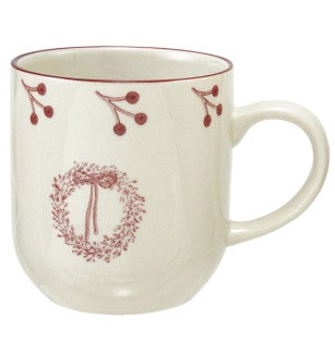 12 oz. Hand-Stamped Stoneware Mug