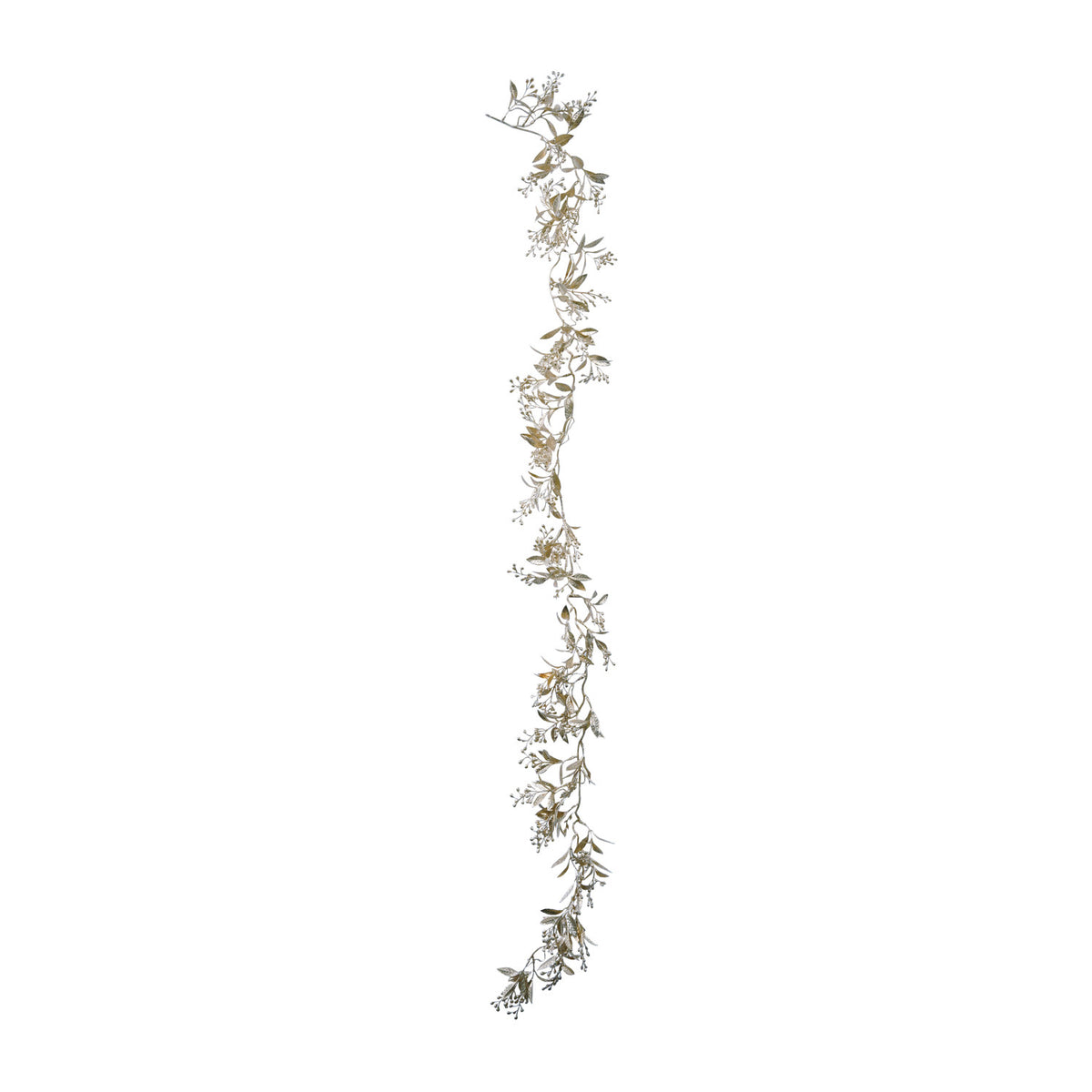 Faux Leaves & Berries Garland