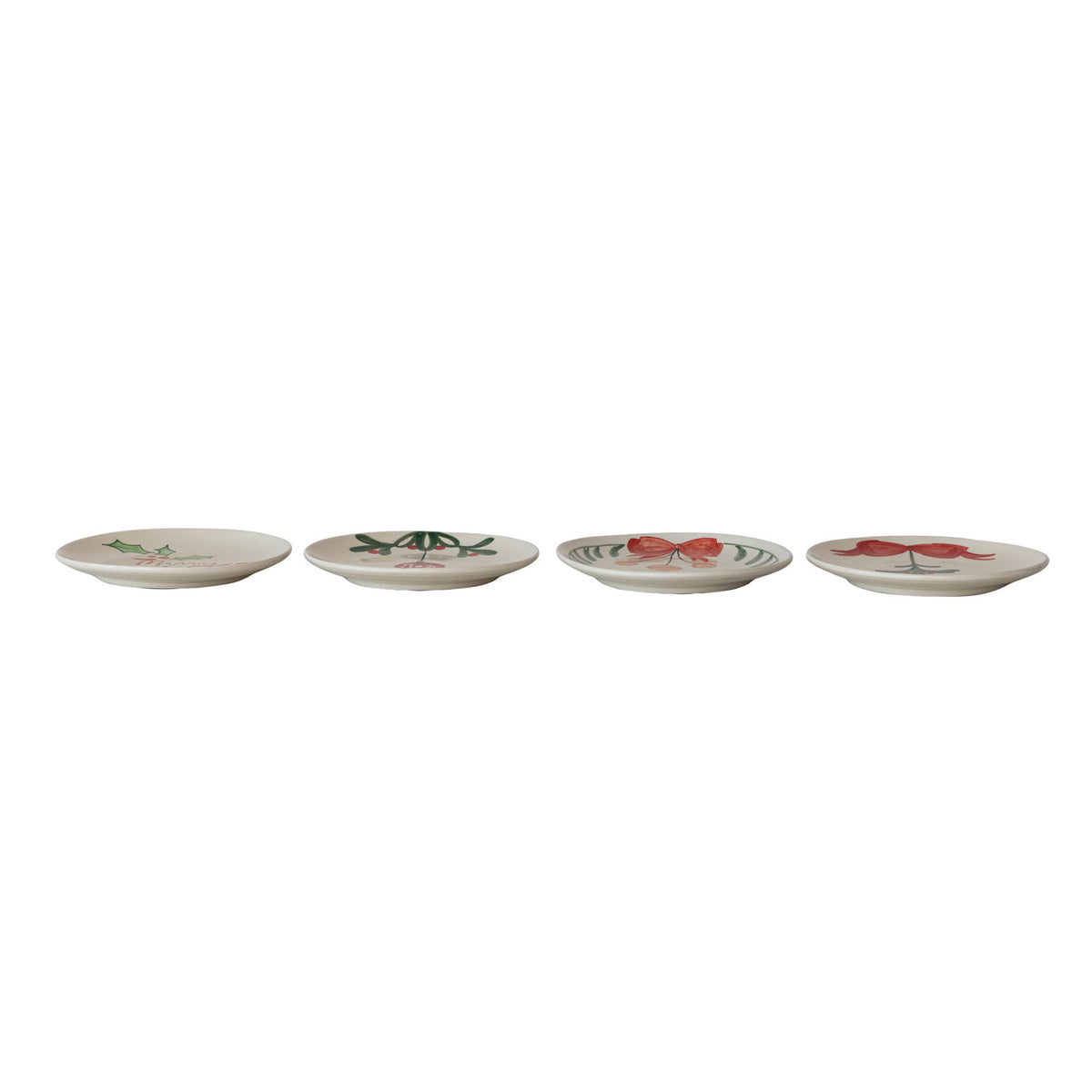 Hand-Painted Stoneware Plate
