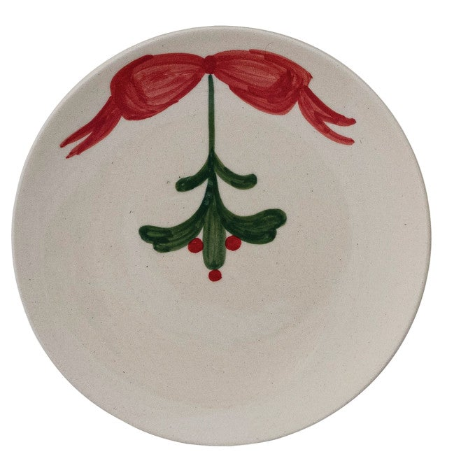 Hand-Painted Stoneware Plate
