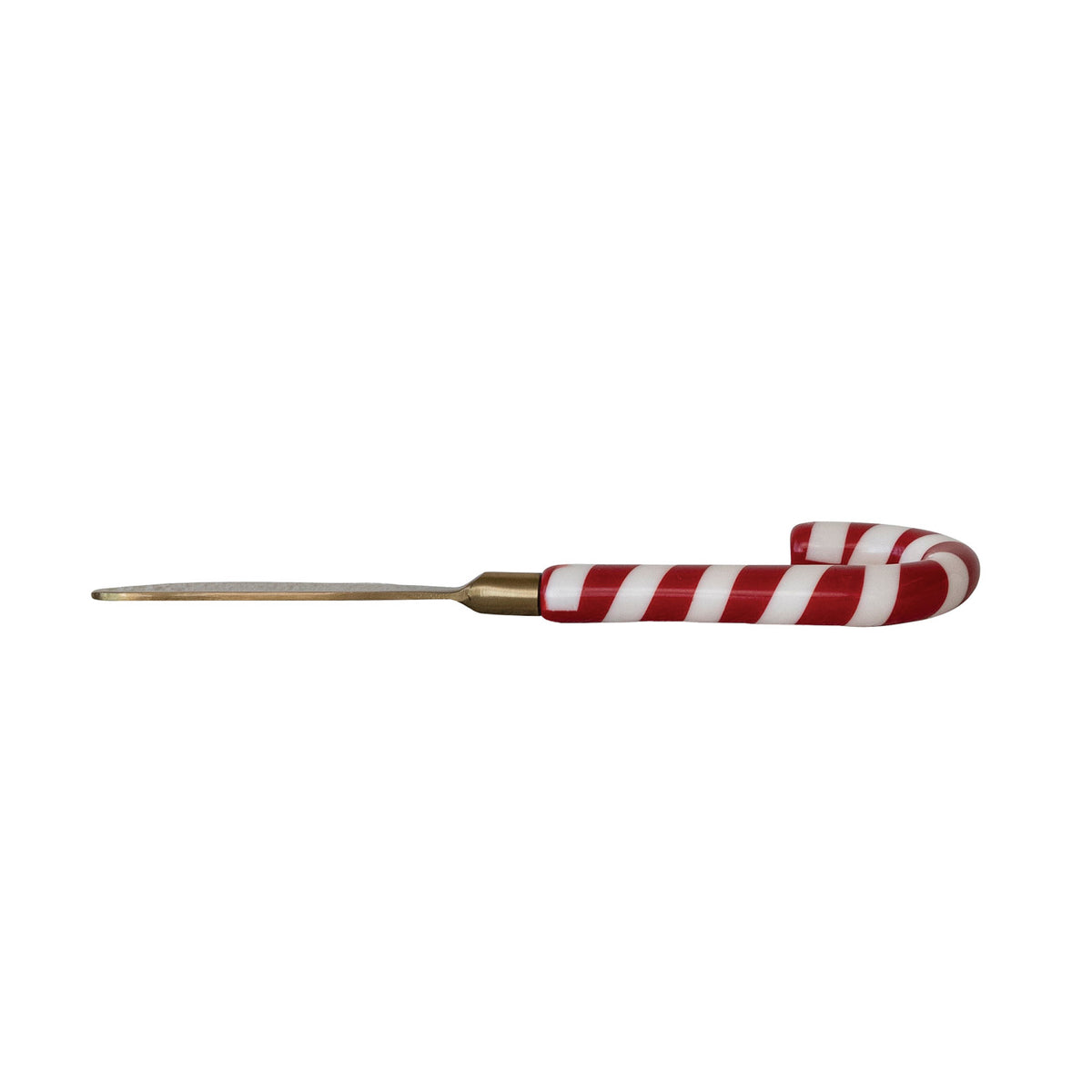 Stainless Steel Spreader w/ Resin Candy Cane Shaped Handle