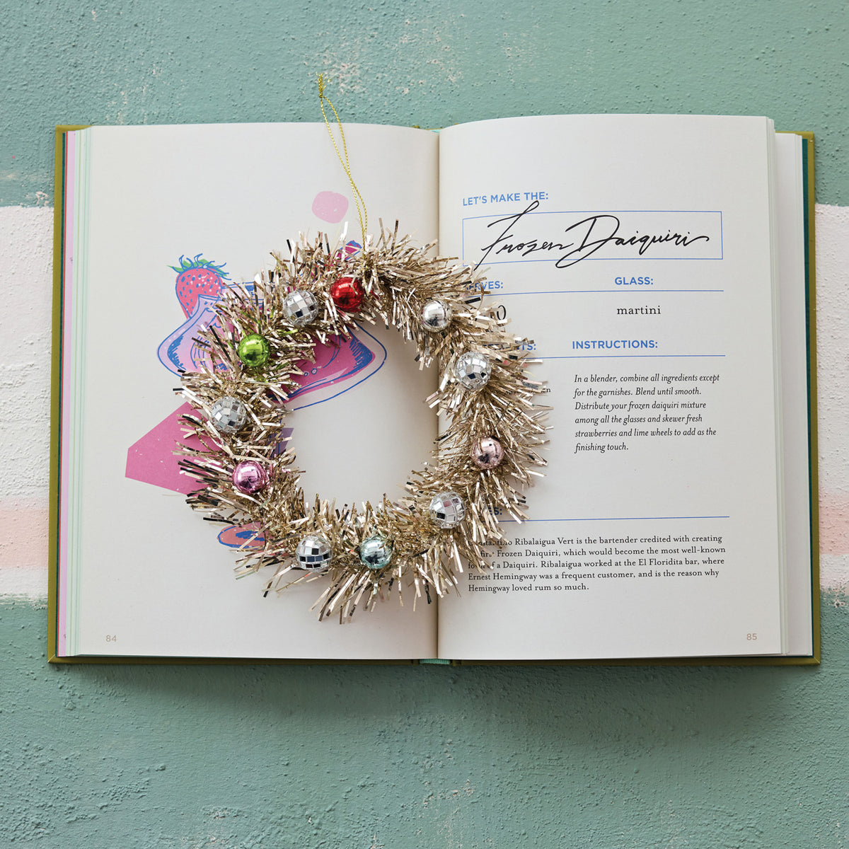 Tinsel Wreath Ornament