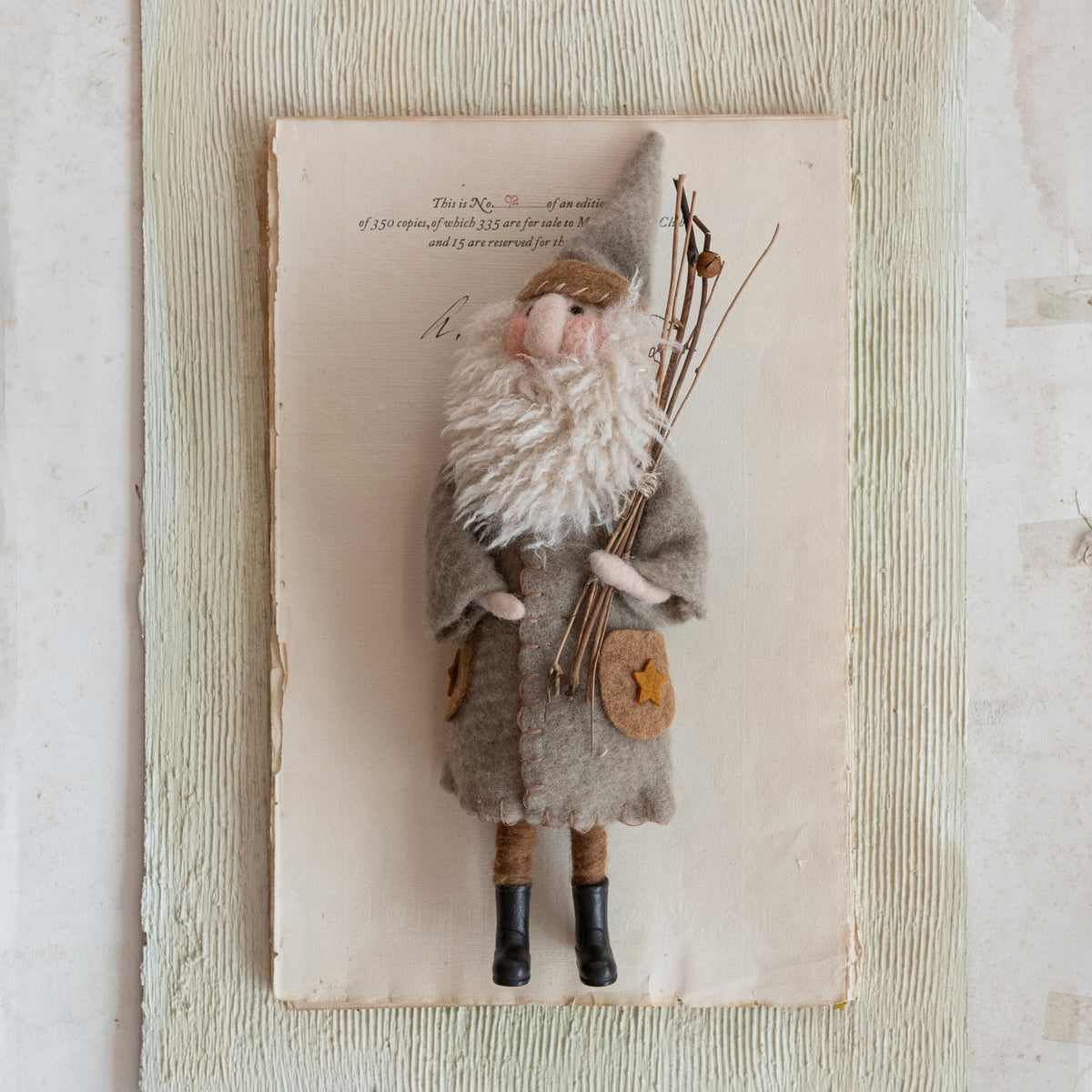 Wool Felt Santa