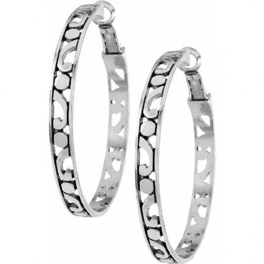 Contempo Large Hoop Earrings