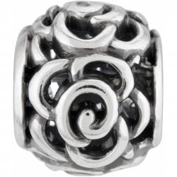 Sil ABC Twinkle Rose Bead