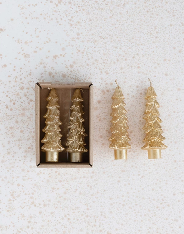 5" Tree Shaped Taper Candles