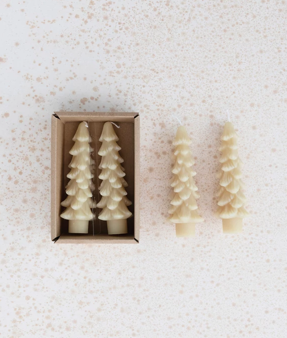 5" Tree Shaped Taper Candles