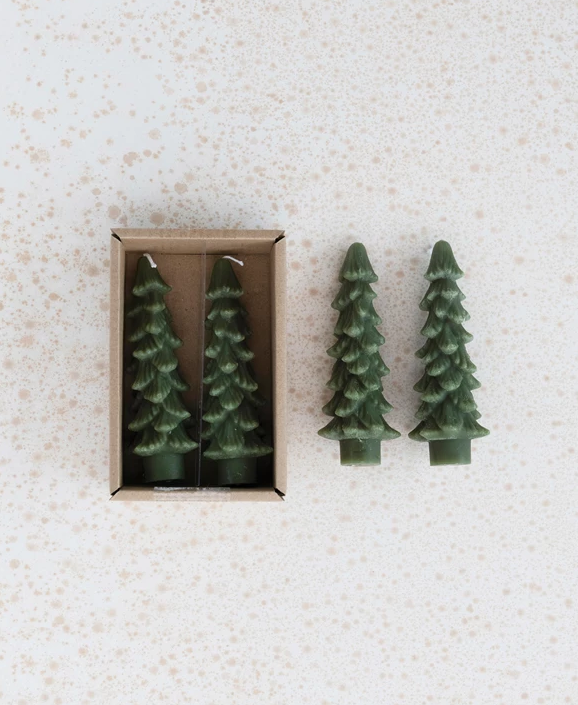 5" Tree Shaped Taper Candles