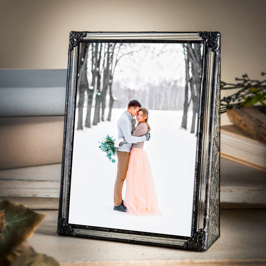 8x10 Vintage Glass Frame