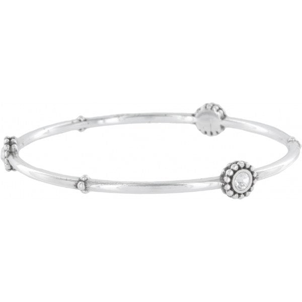 SIL/STN TWINKLE ROUND BANGLE
