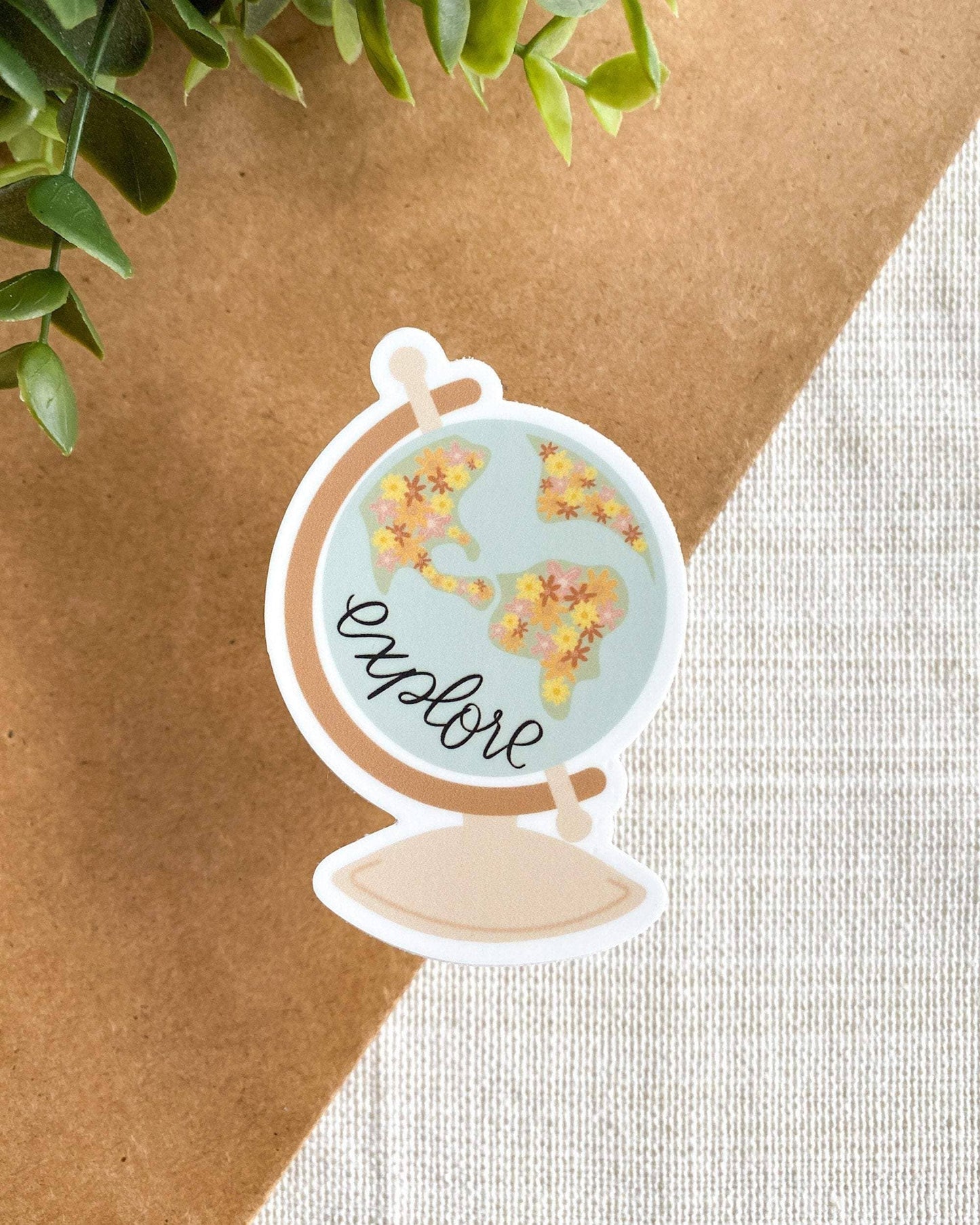 Sticker | Floral Globe