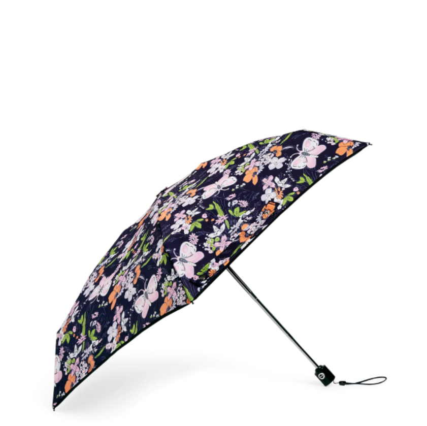 Mini Travel Umbrella | Bloom Boom Navy