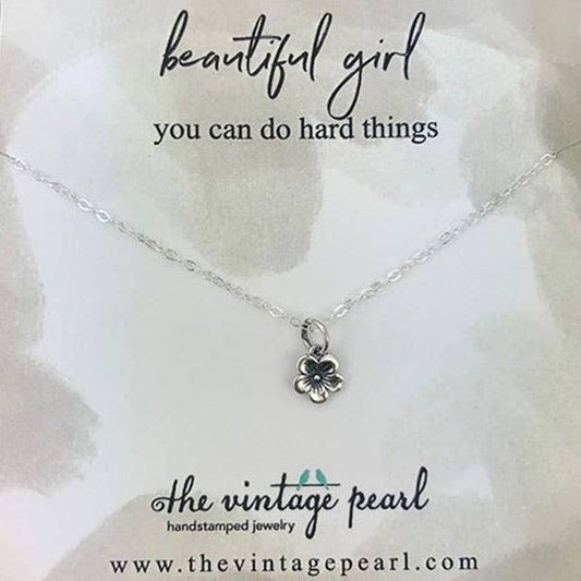 Beautiful Girl Necklace (sterling silver)