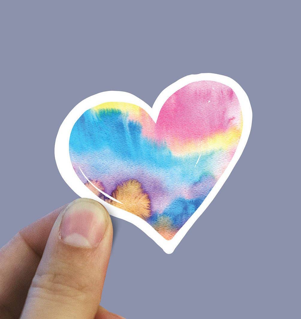 Sticker | Tye Dye Heart