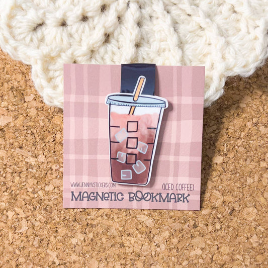 Magnetic Bookmark | Iced Coffee