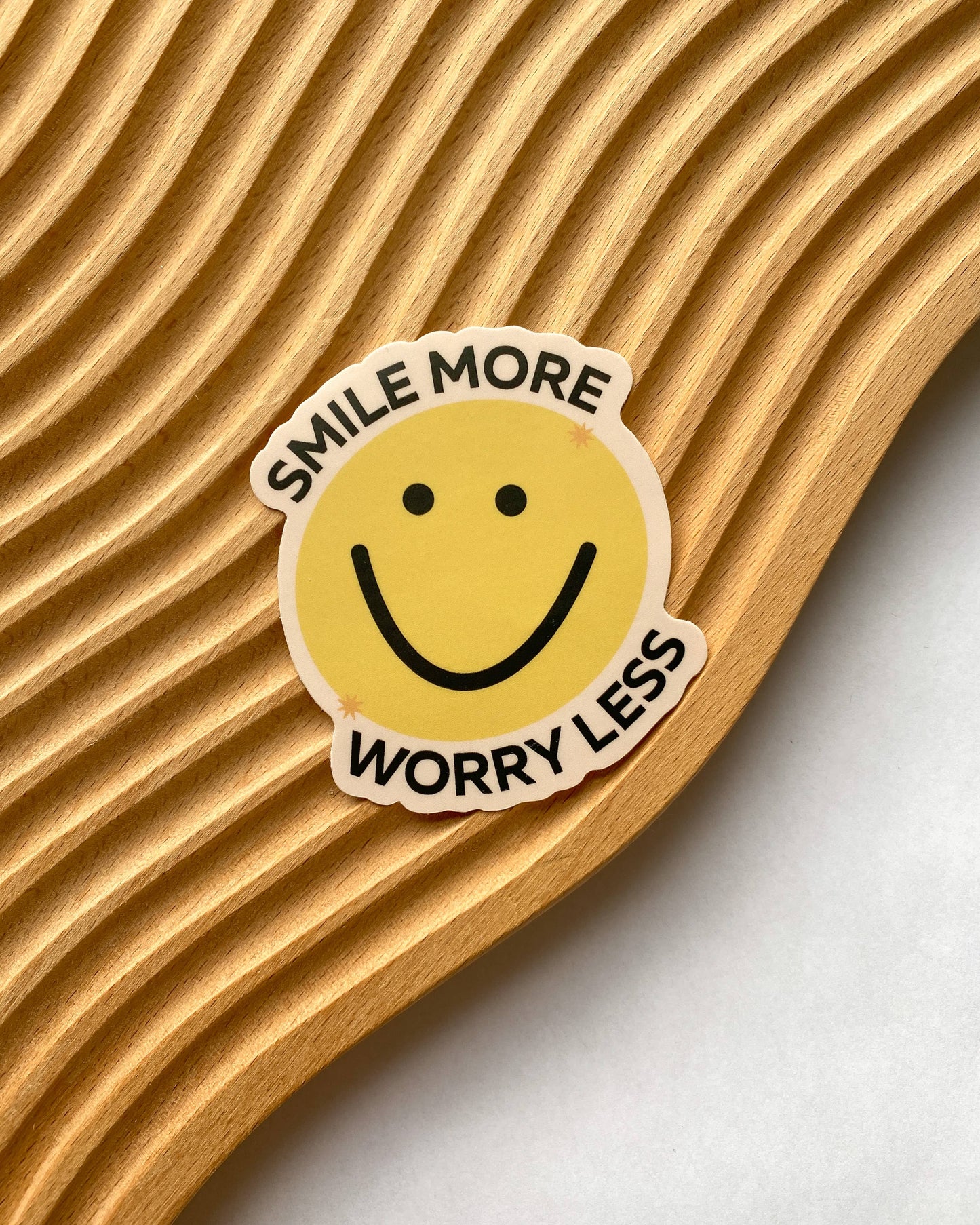 Sticker | Smile More Worry Less