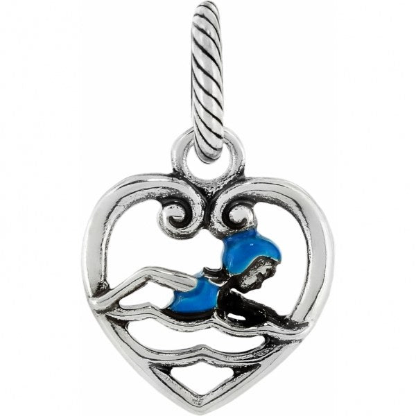 Swimmer Charm