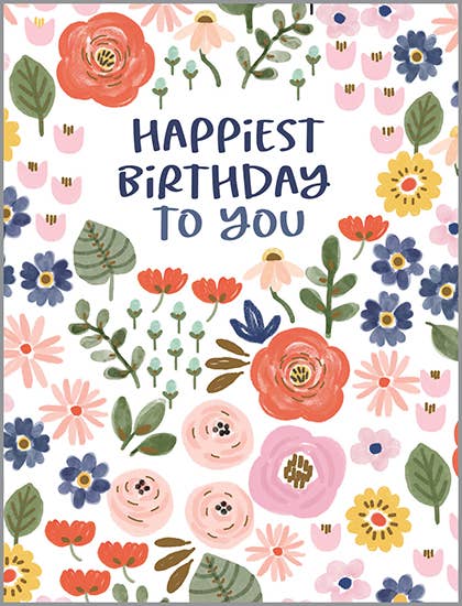 Birthday Greeting Card | Cute Flowers