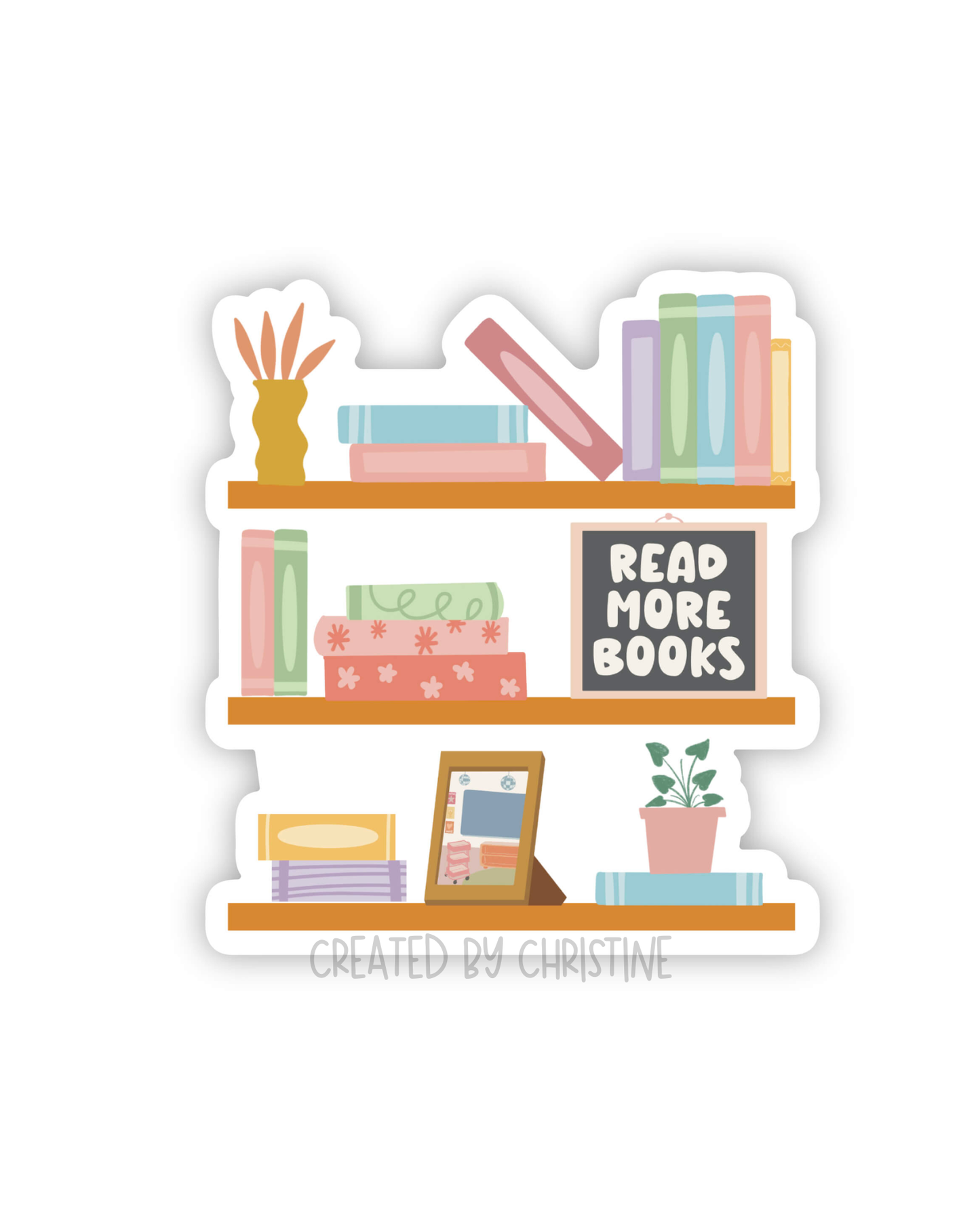 Sticker | Read More Books