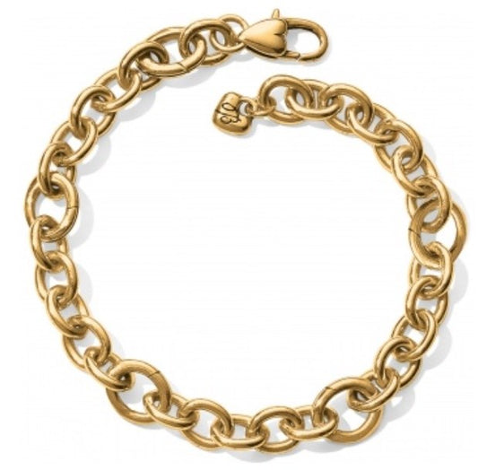 Luxe Link Gold Charm Bracelet