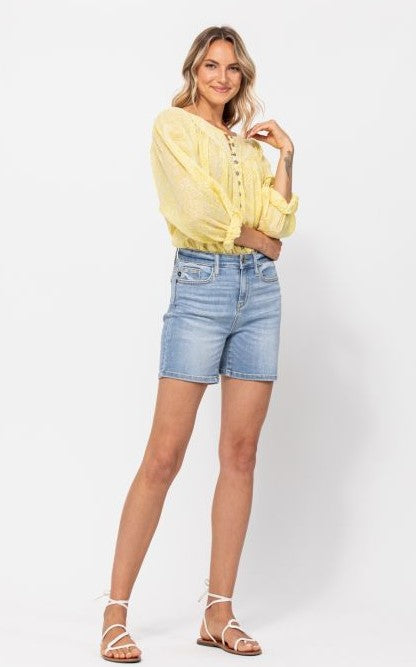 Hi-Rise Mid Length Shorts