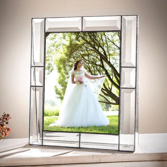 Beveled Glass Picture Frame | 8x10 Vertical