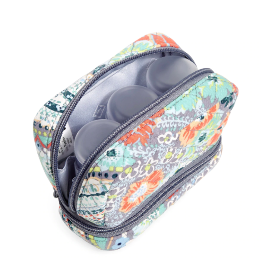 Deluxe Travel Pill Case | Citrus Paisley