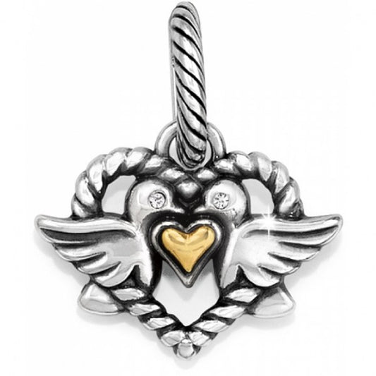 Lovey Dovey Charm SIL/GP/STN