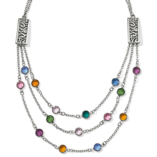 Elora Gems Multi Layer Necklac