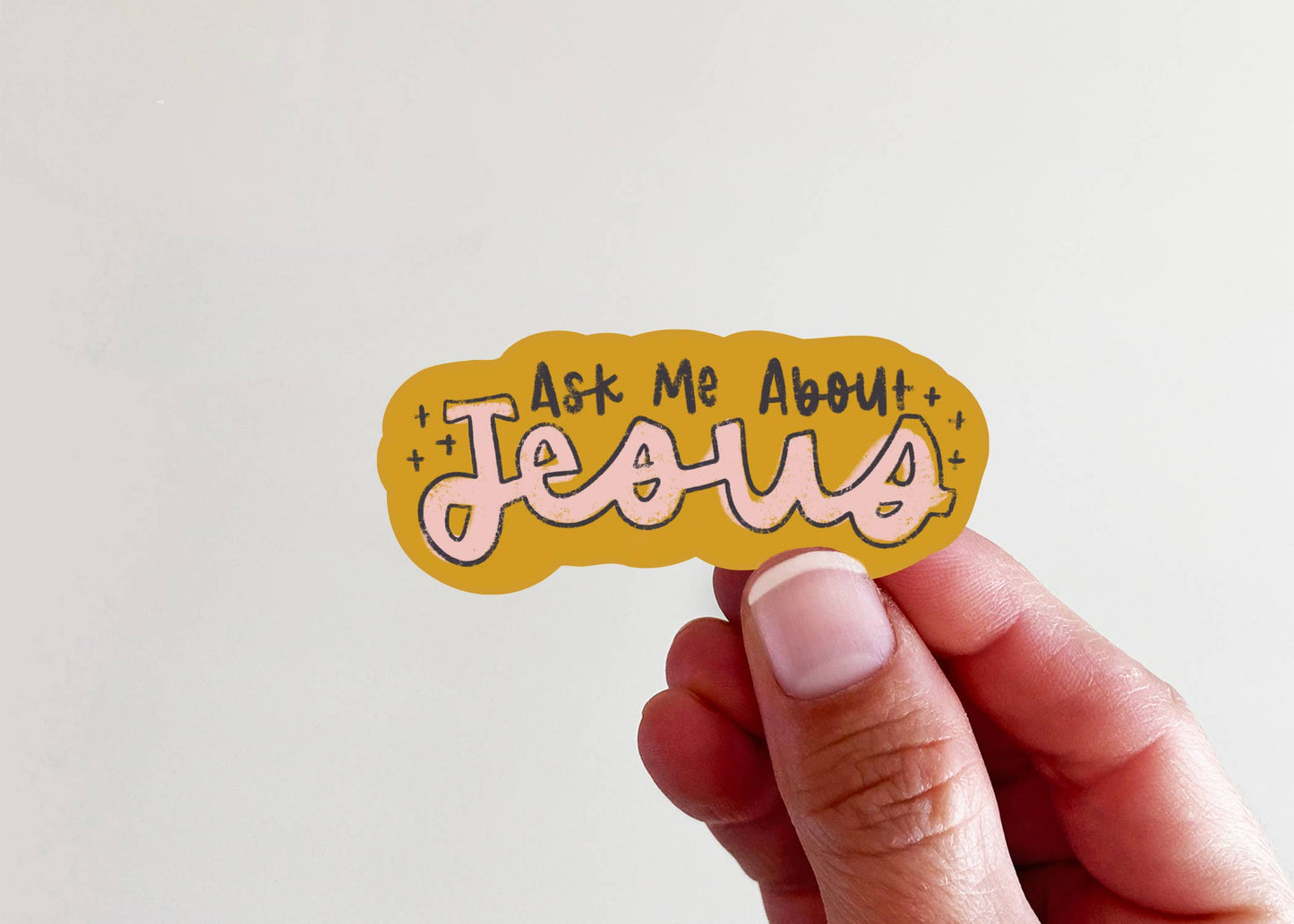 Sticker | Ask Me About Jesus