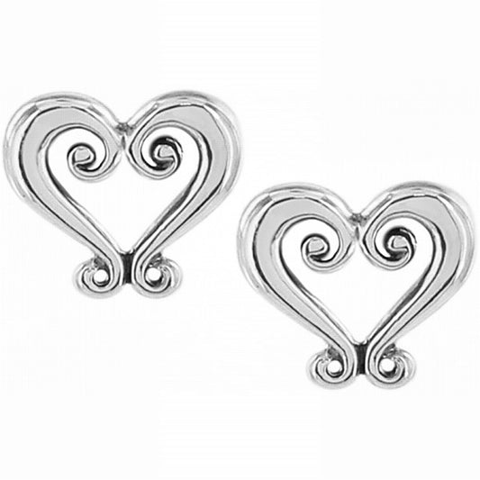 Genoa Heart Mini Post Earrings