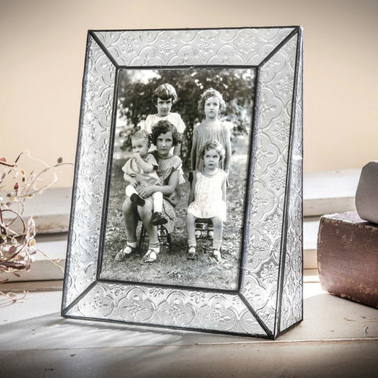 Vintage Glass Picture Frame | 5x7 Vertical