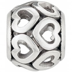 Sil ABC Open Heart Bead