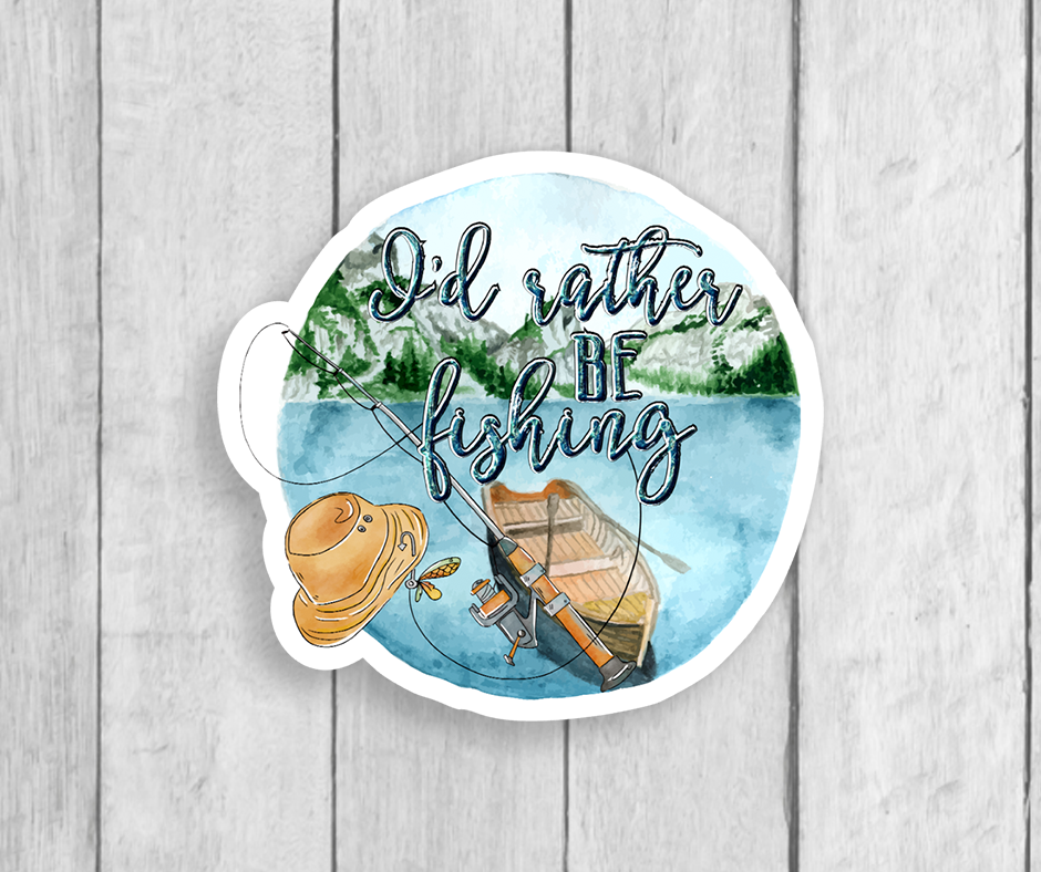 Sticker | I'd Rather Be Fishing