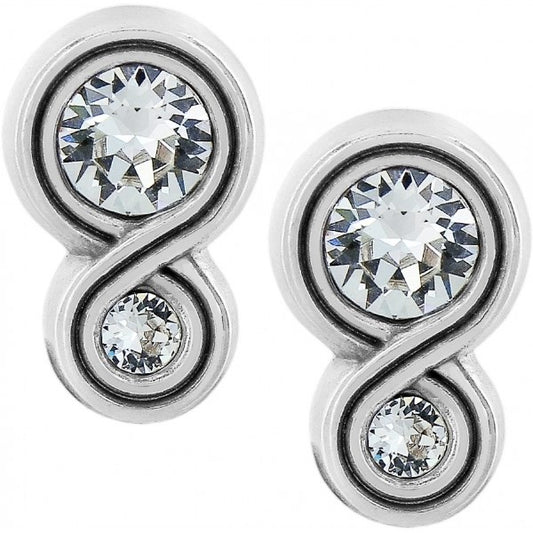 Infinity Sparkle Post Earrings