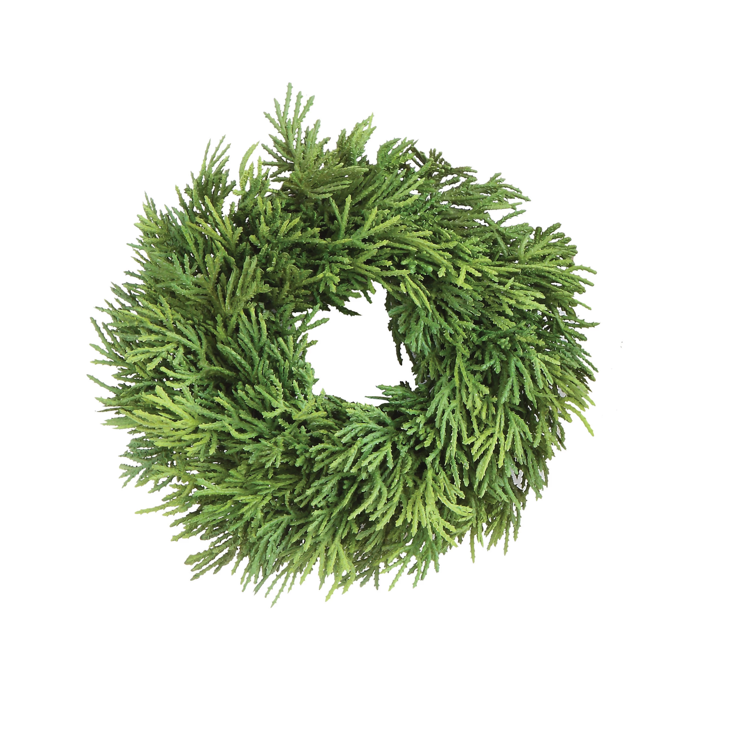 Faux Cedar Wreath